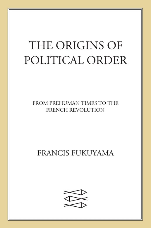 The Origins of Political Order ebook cover