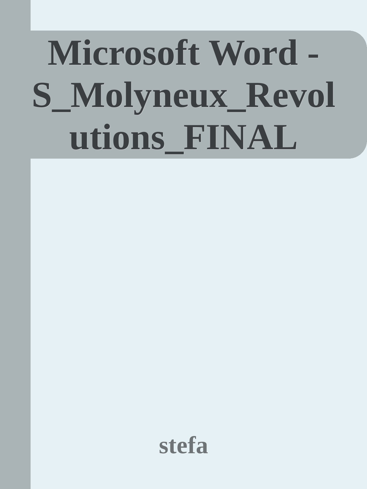 Microsoft Word - S_Molyneux_Revolutions_FINAL ebook cover