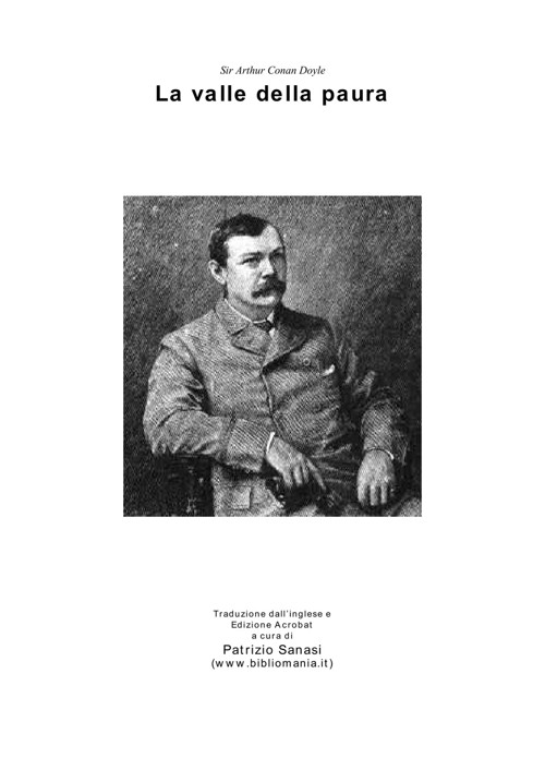 La valle della paura ebook cover