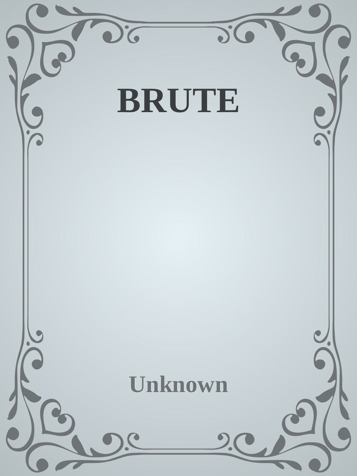 BRUTE ebook cover