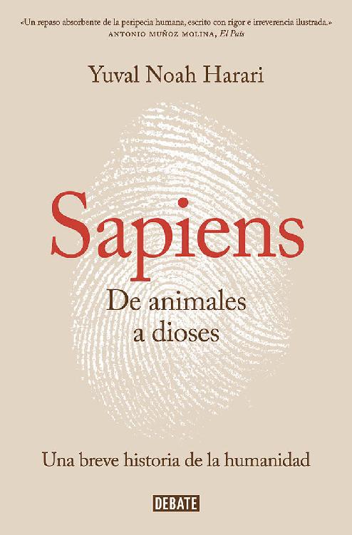 Sapiens. De animales a dioses (Spanish Edition) ebook cover