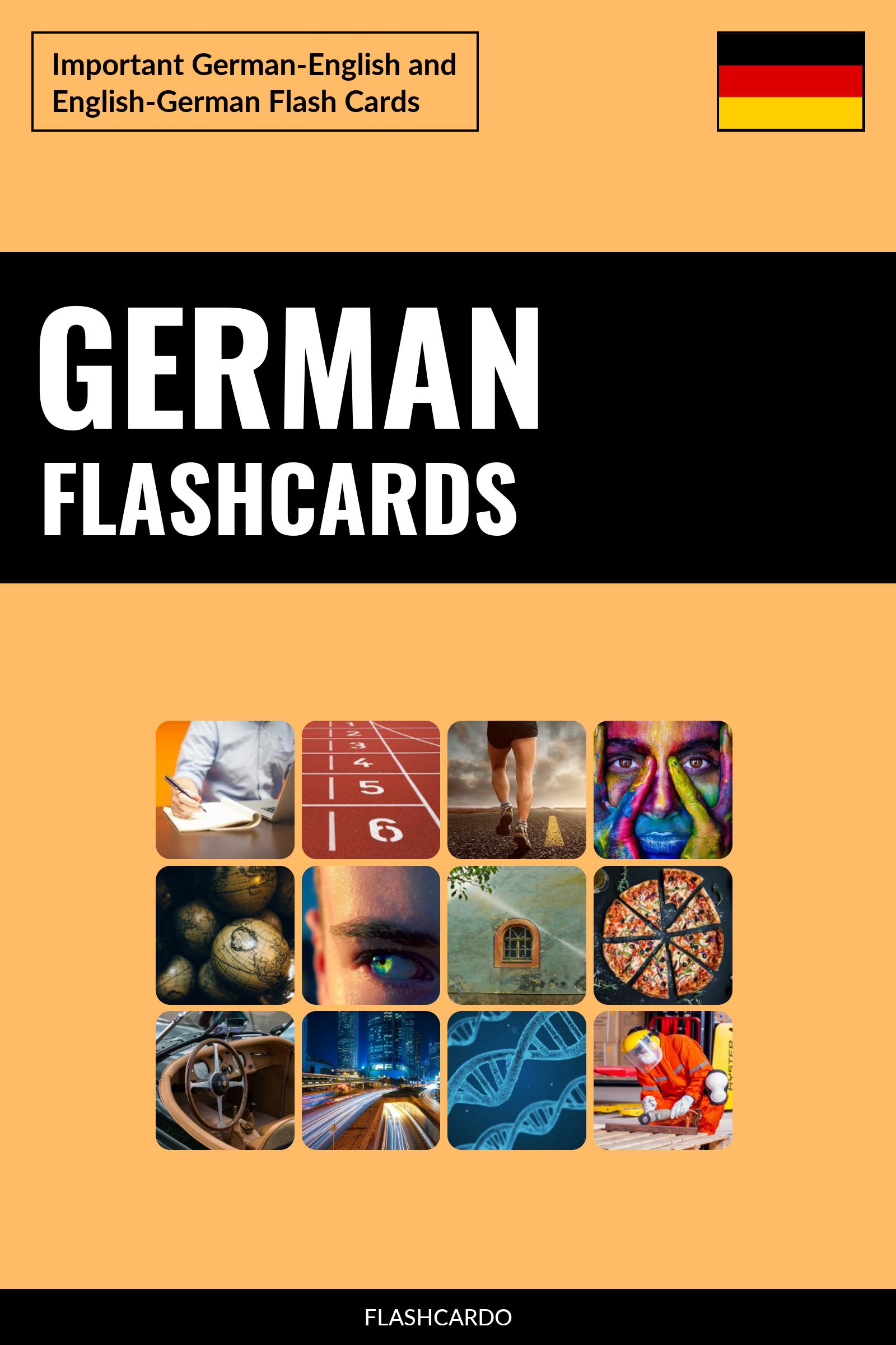 German Flashcards: Important German-English and English-German Flash Cards ebook cover