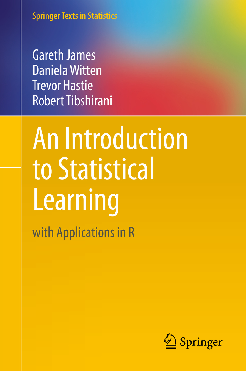 An Introduction to Statistical Learning ebook cover