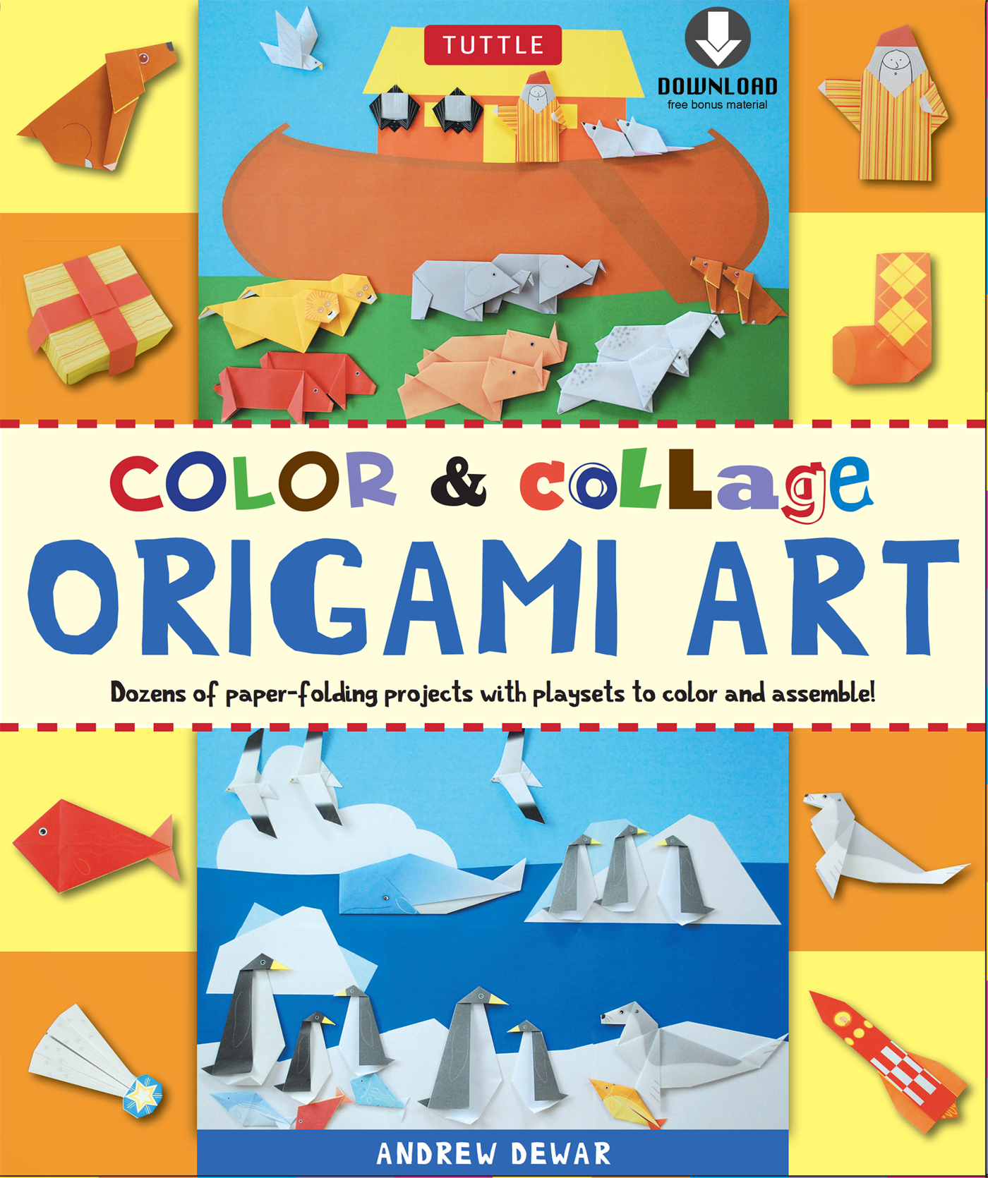Color & Collage Origami Art Kit Ebook ebook cover