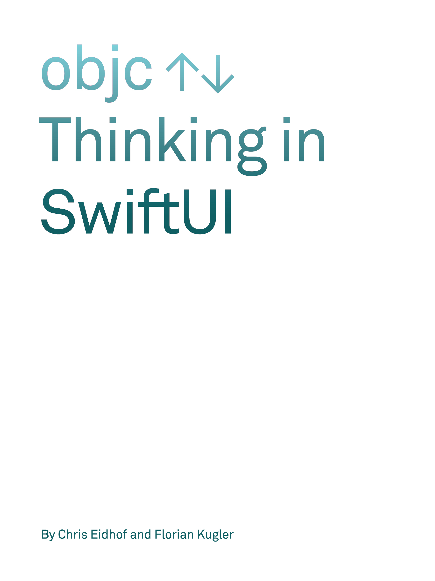 Thinking in SwiftUI ebook cover