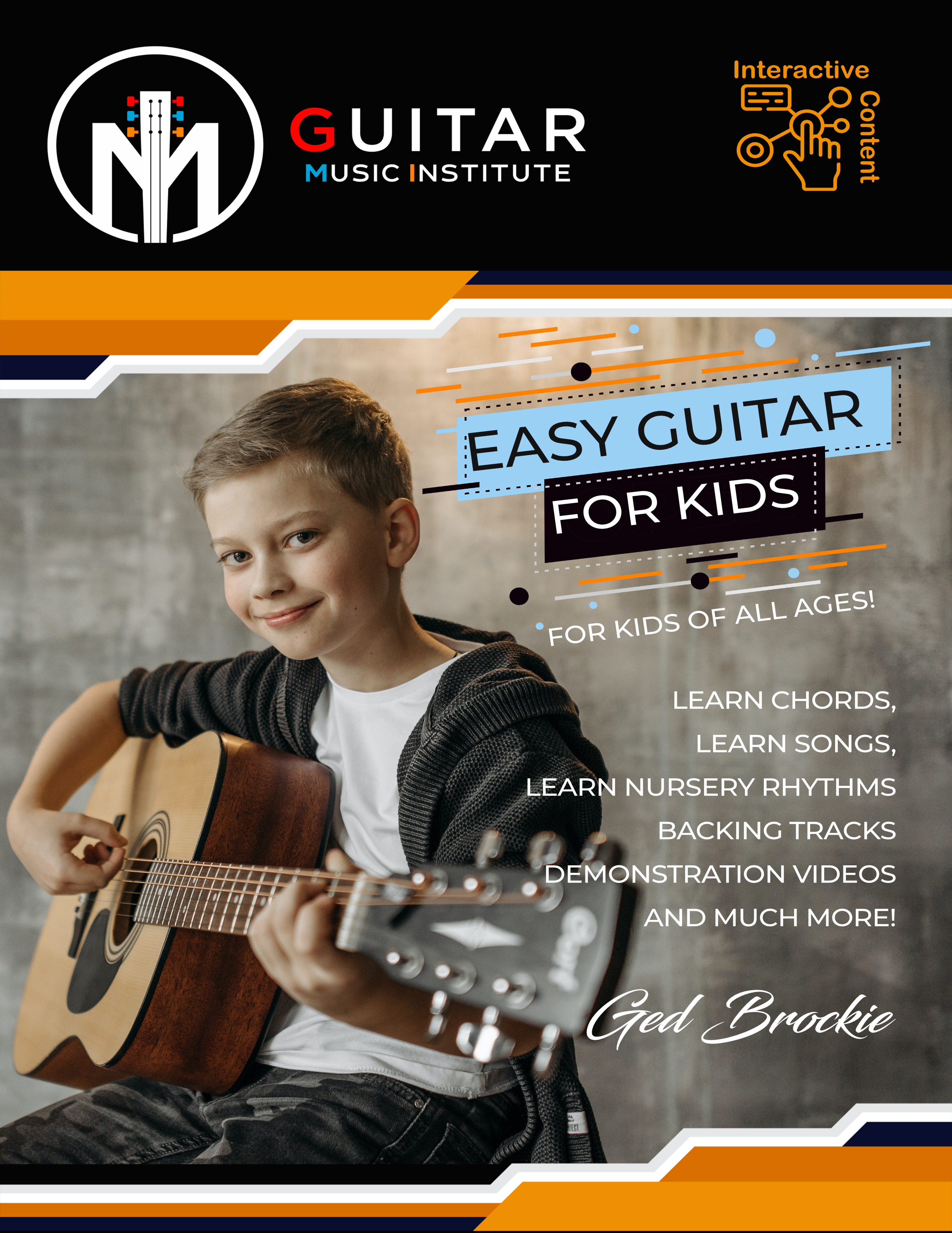Easy Guitar For Kids ebook cover