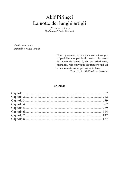 La notte dei lunghi artigli ebook cover