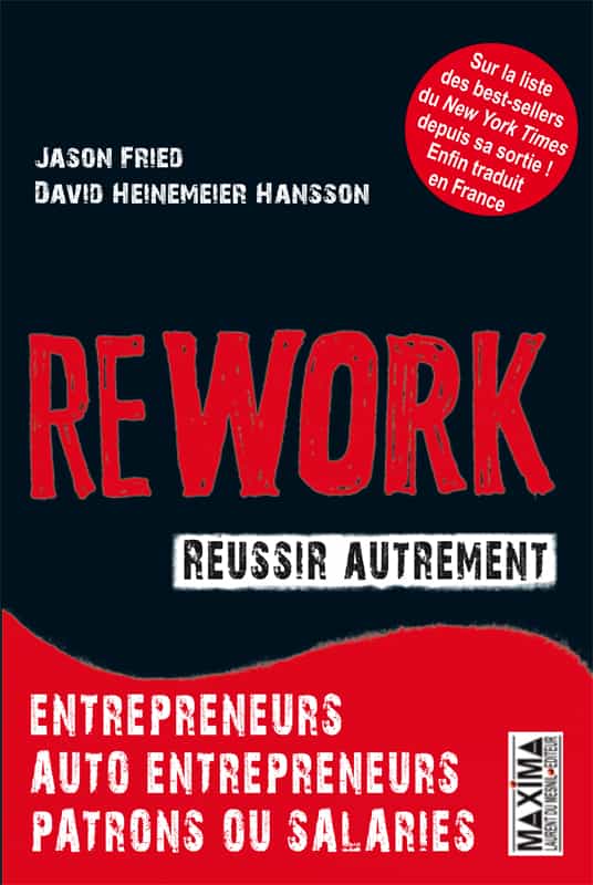 Rework, r&Atilde;&copy;ussir autrement ebook cover