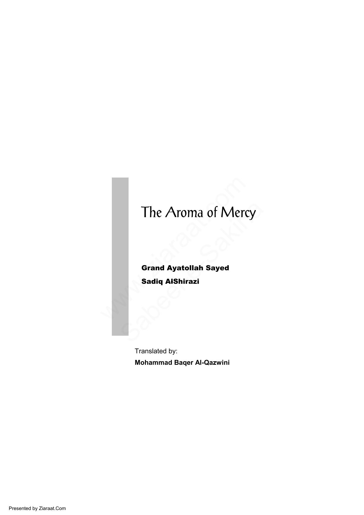 The Aroma of Mercy ebook cover