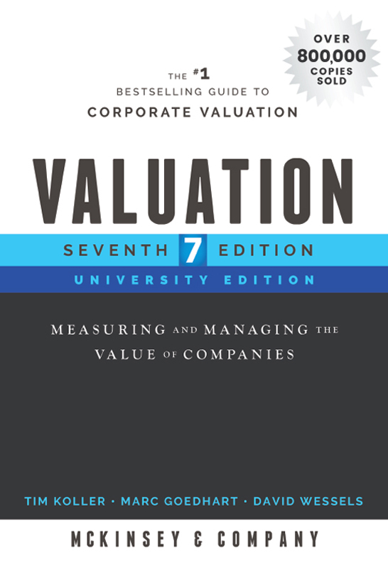 Valuation ebook cover