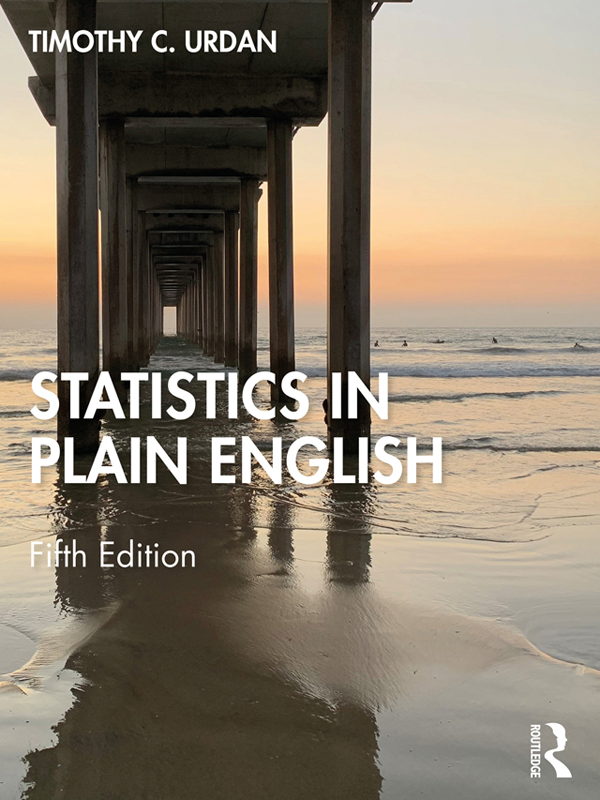 Statistics in Plain English ebook cover