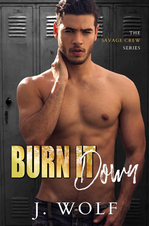 Burn it Down: A High School Enemies-to-lovers Romance (The Savage Crew Book 3) ebook cover