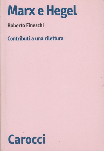 Marx e Hegel. Contributi a una rilettura ebook cover