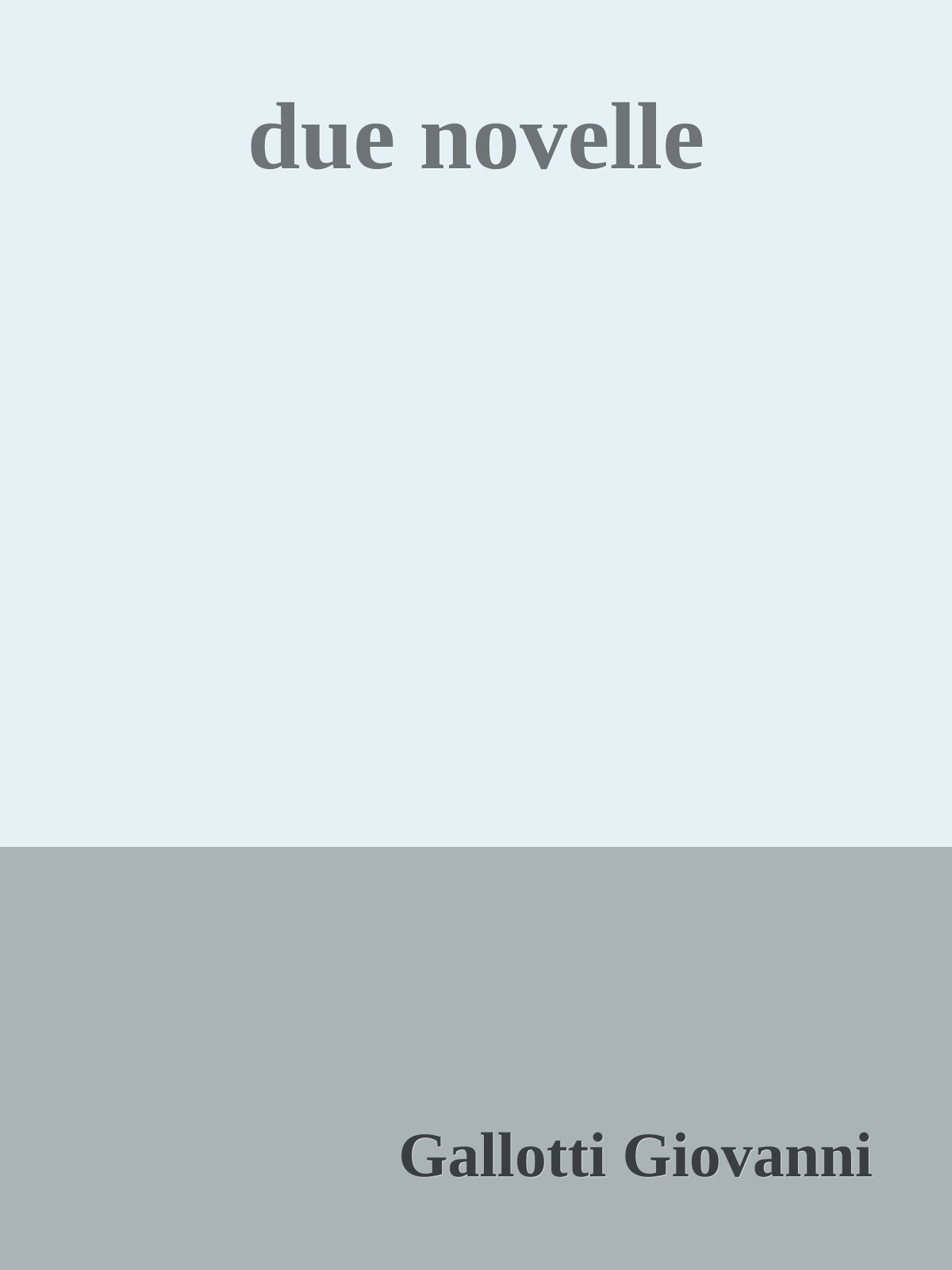 due novelle ebook cover