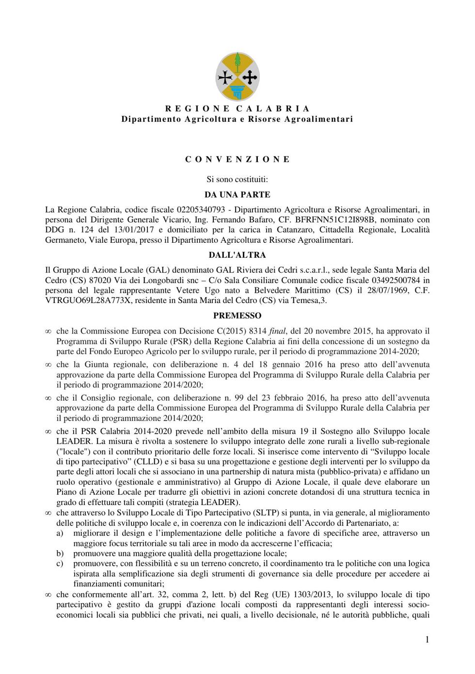 Convenzione GAL Riviera dei Cedri ebook cover