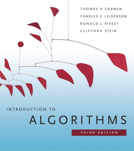 Introduction to Algorithms, Third Edition ebook cover