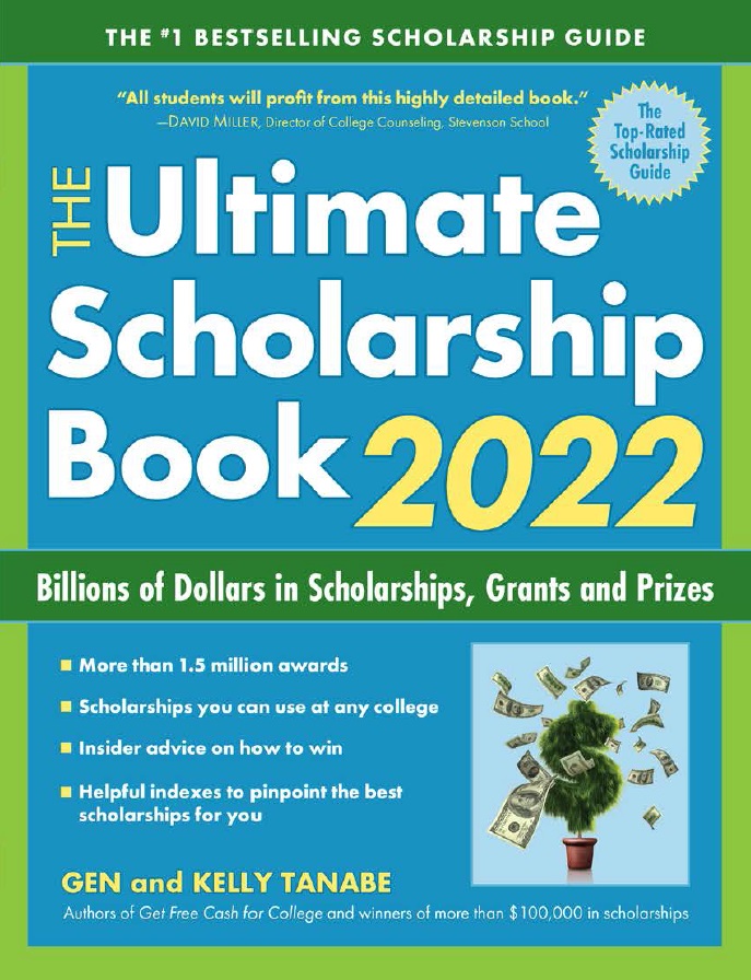 The Ultimate Scholarship Book 2022 ebook cover