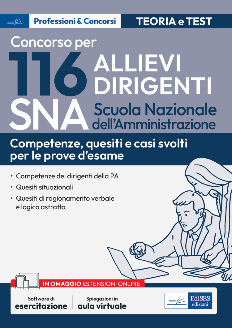Concorso 116 Allievi Dirigenti SNA ebook cover