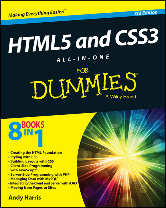 HTML5 and CSS3 All-in-One For Dummies&Acirc;&reg;, 3rd Edition  ebook cover