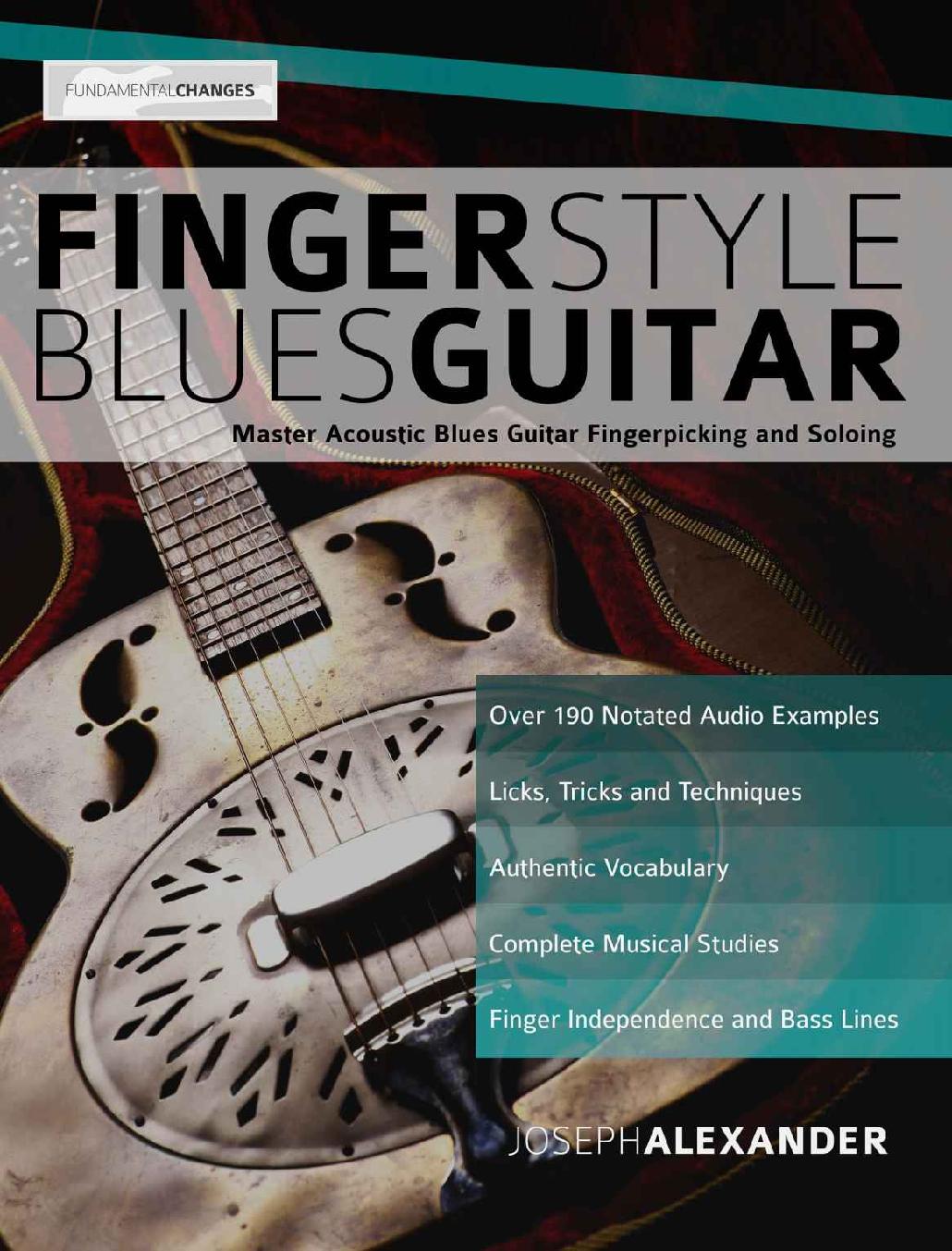 Fingerstyle Blues Guitar: Master Acoustic Blues Guitar Fingerpicking and Soloing (Learn How to Play Blues Guitar) ebook cover