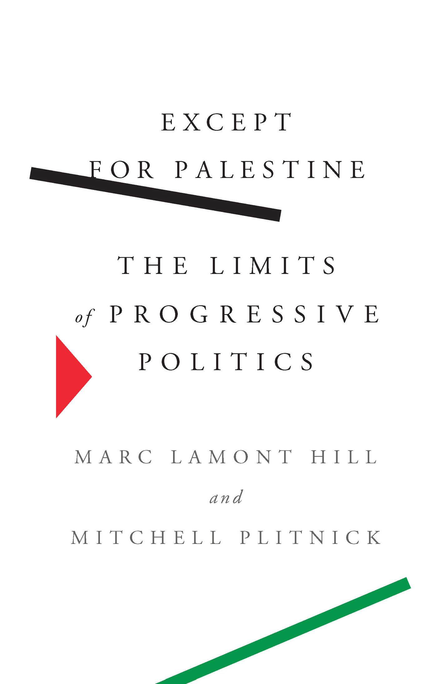 Except for Palestine ebook cover