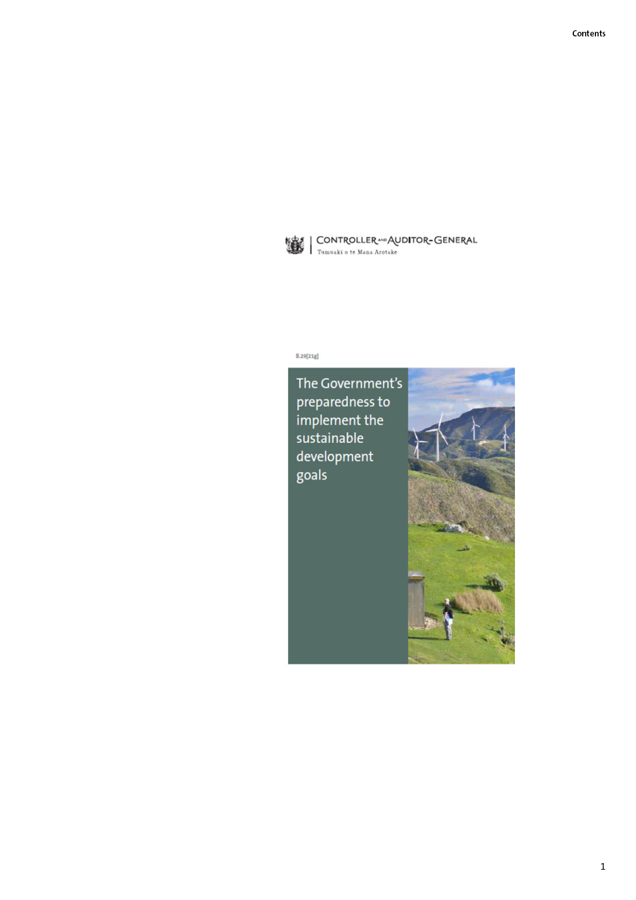 The Government&acirc;&euro;&trade;s preparedness to implement the sustainable development goals ebook cover