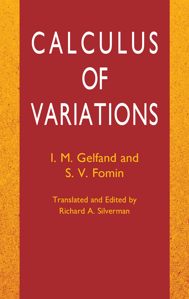 Calculus of Variations ebook cover