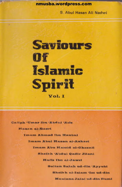 Saviours Of Islamic Spirit Volume 1 By Shaykh Syed Abul Hasan Ali Nadvir.a ebook cover