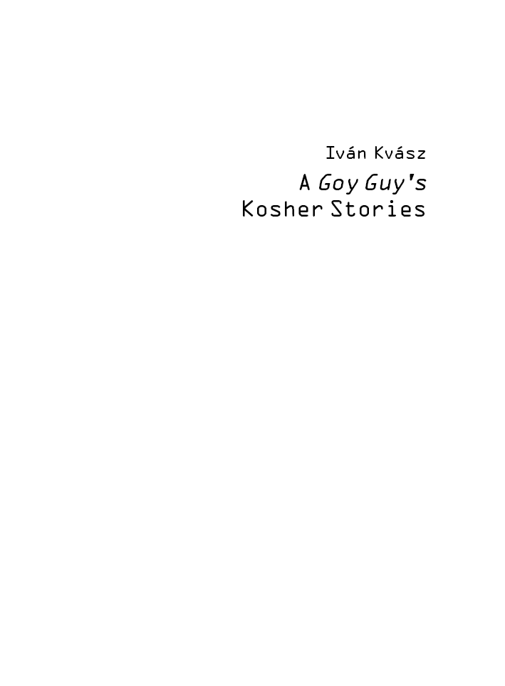 A Goy Guys Kosher Stories ebook cover