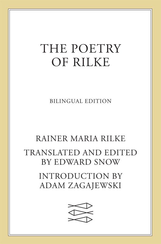 The Poetry of Rilke ebook cover