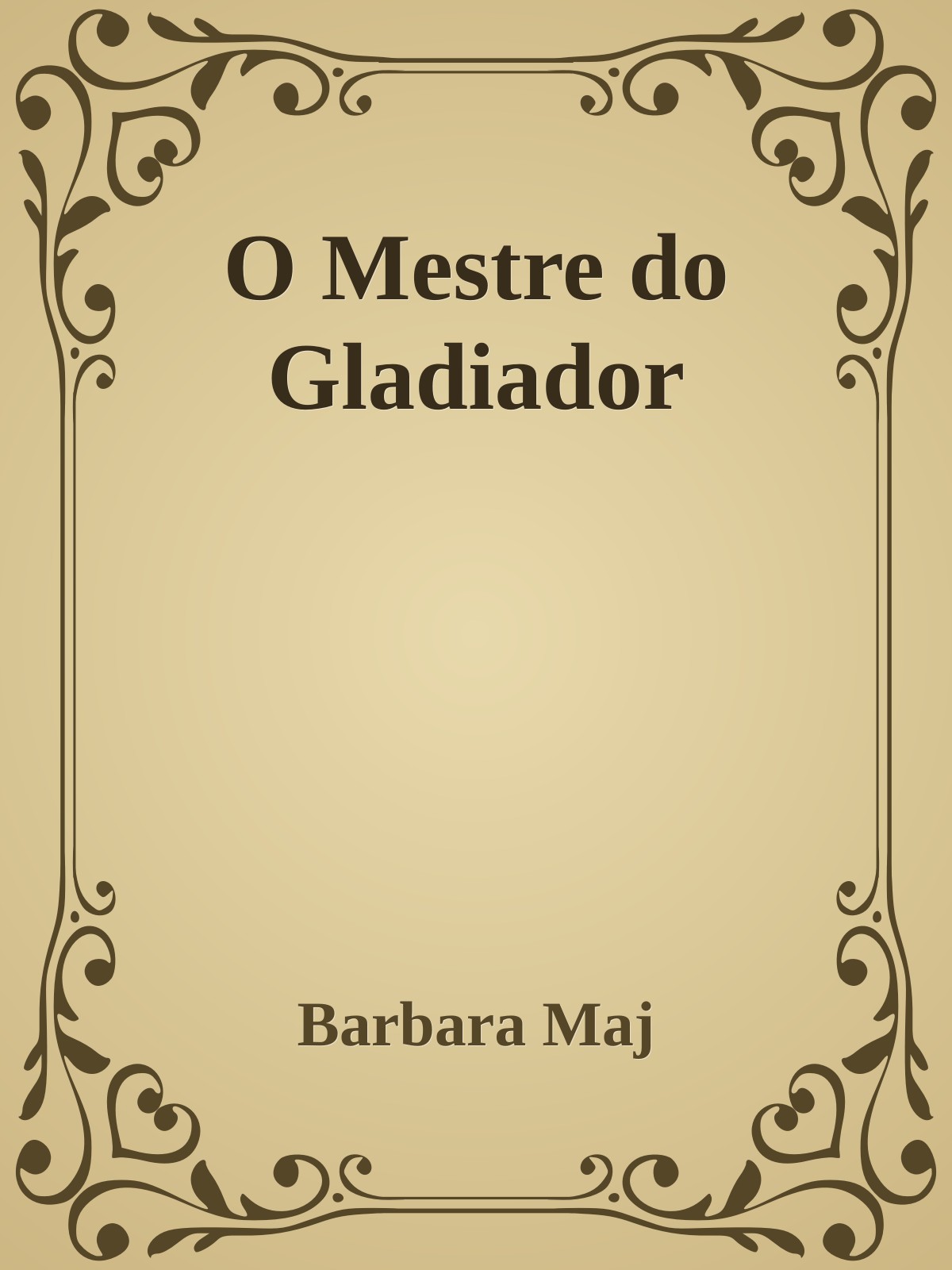 O Mestre do Gladiador ebook cover