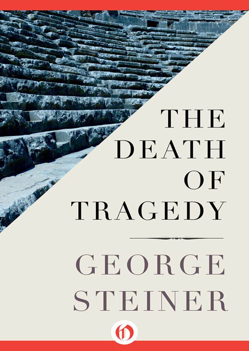 The Death of Tragedy (Faber Library) ebook cover