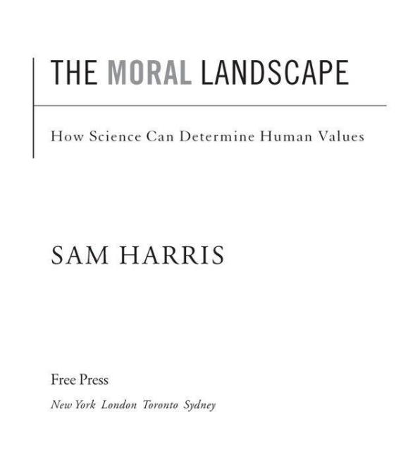 The Moral Landscape ebook cover