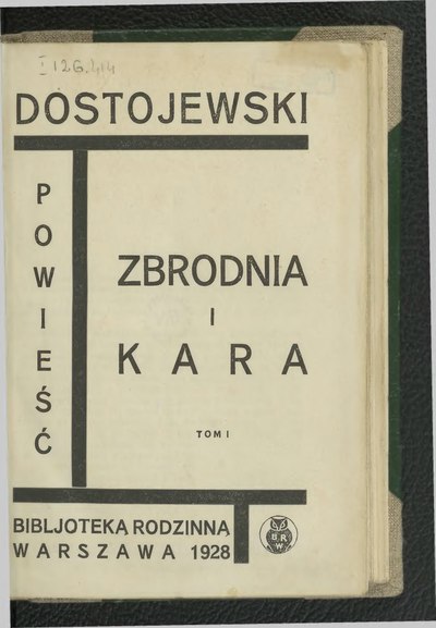 Zbrodnia i kara ebook cover