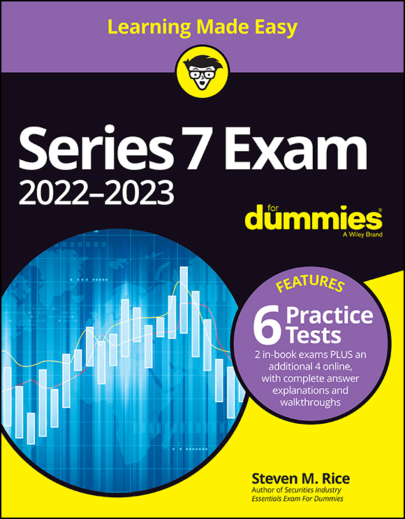 Series 7 Exam 2022-2023 For Dummies with Online Practice Tests ebook cover