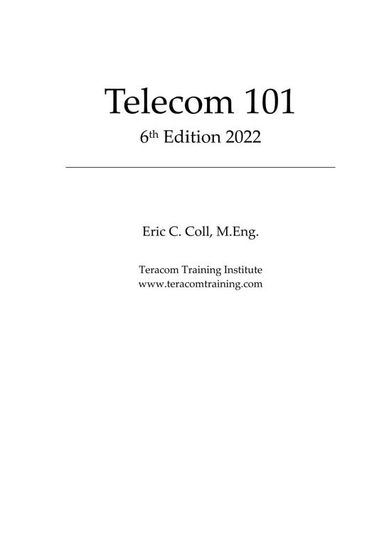 Telecom 101 ebook cover