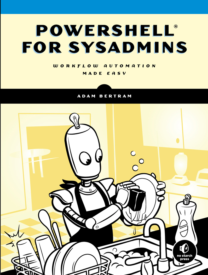 PowerShell for Sysadmins ebook cover