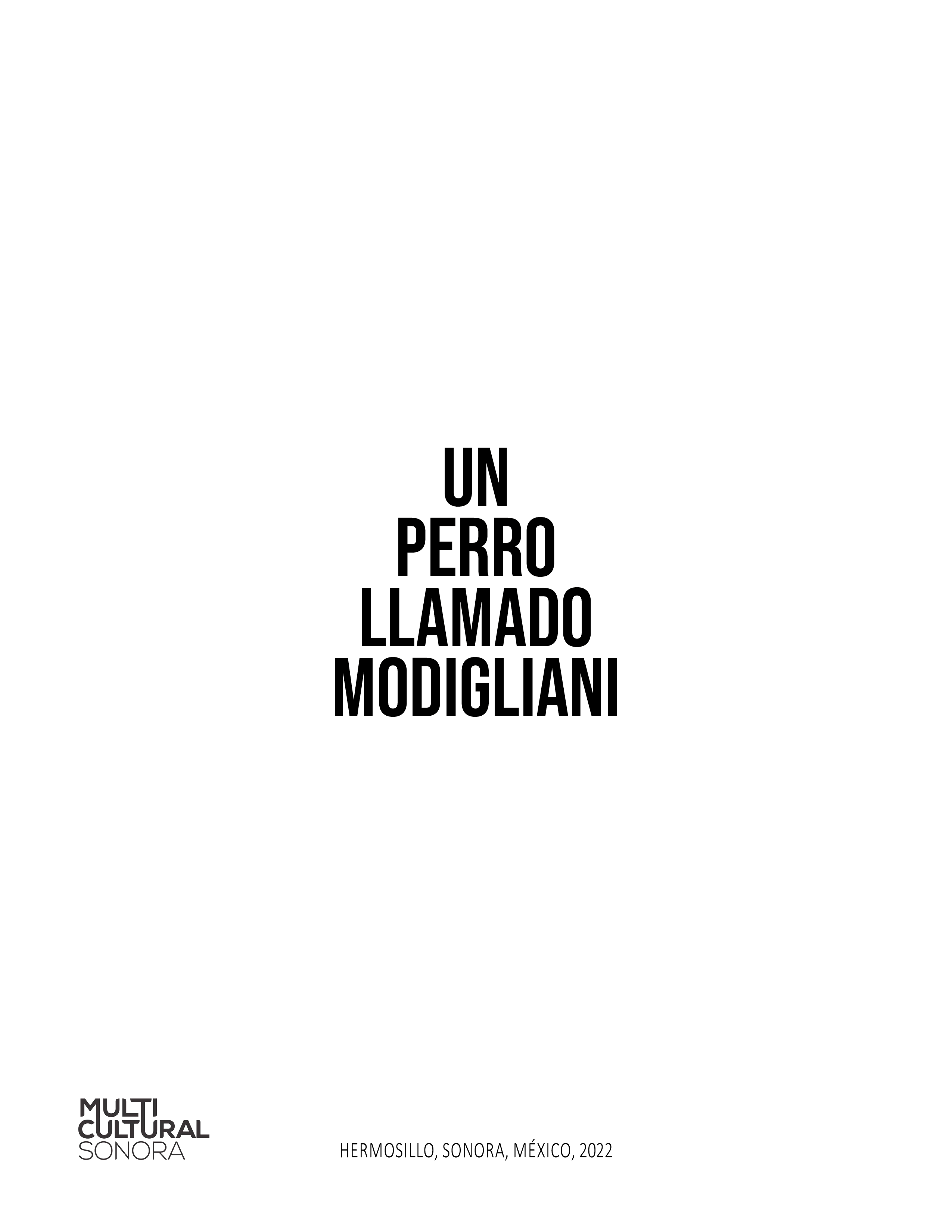 Un Perro Llamado Modigliani ebook cover