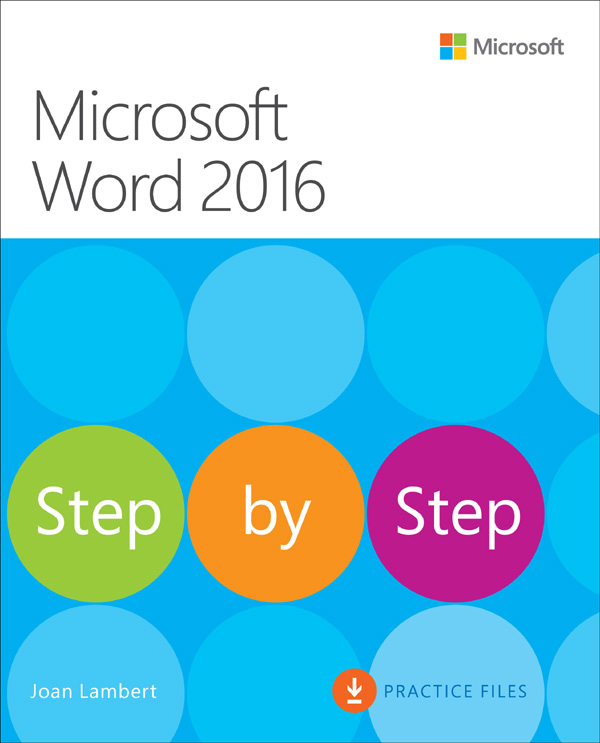 Microsoft Word 2016 Step by Step (Michael LaRiviere's Library) ebook cover