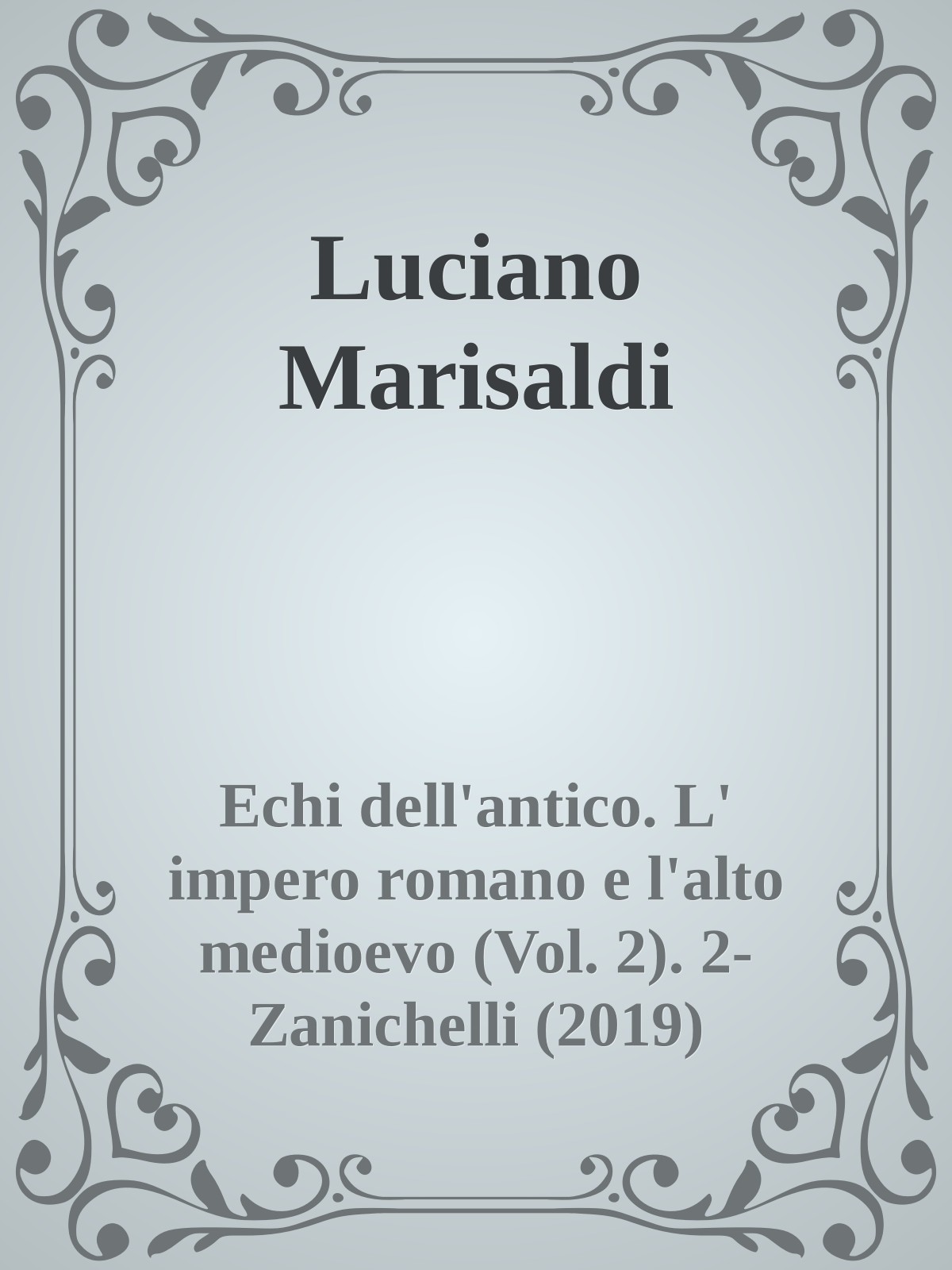 Luciano Marisaldi ebook cover