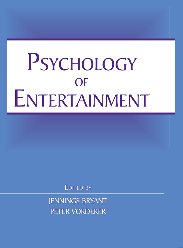 Psychology of Entertainment ebook cover