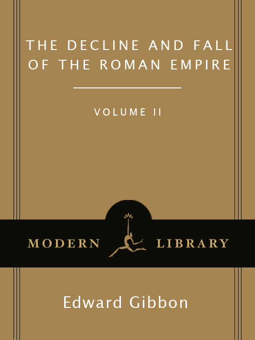 The Decline and Fall of the Roman Empire, Volume II ebook cover