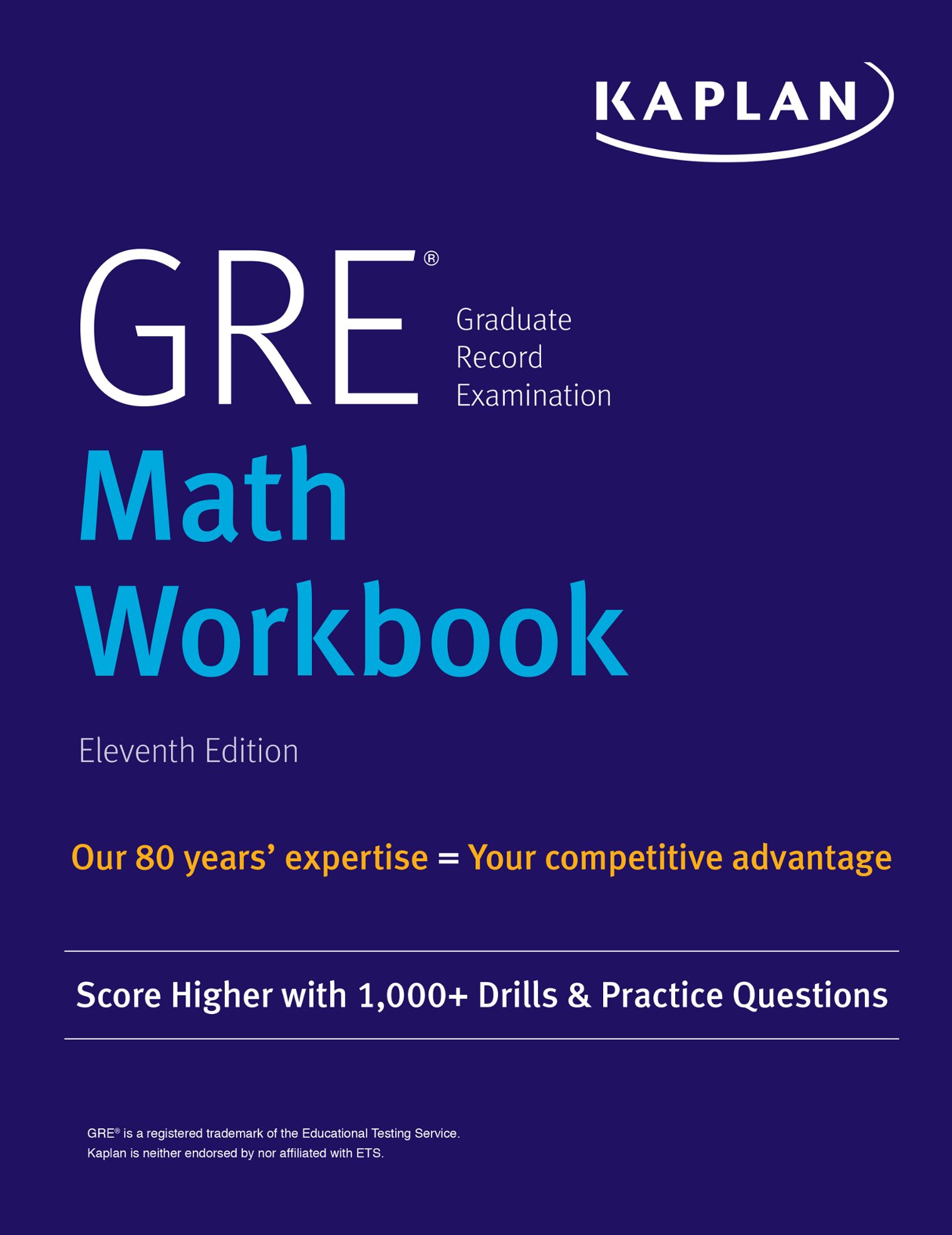 GRE Math Workbook ebook cover