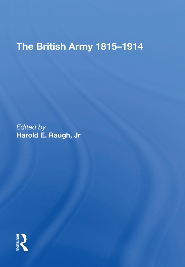 The British Army 1815-1914 ebook cover