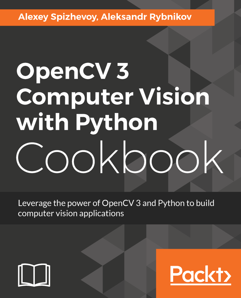 OpenCV 3 Computer Vision with Python Cookbook ebook cover