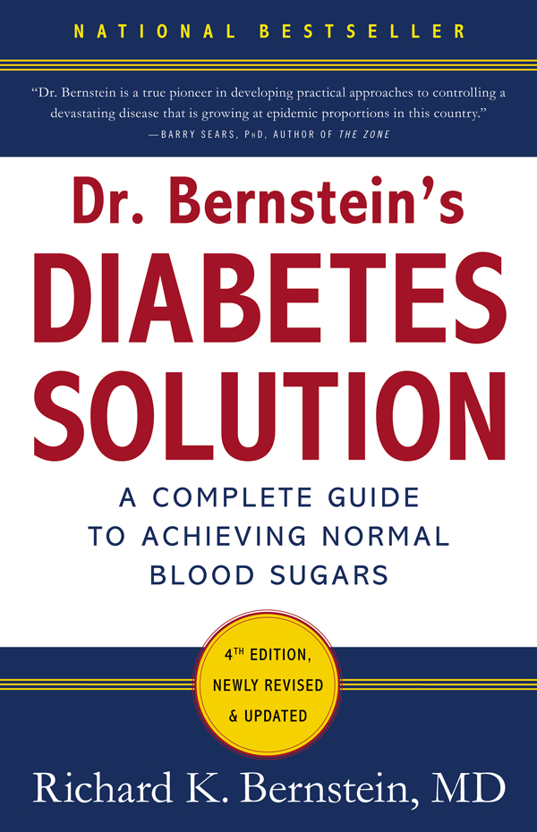 Dr. Bernstein's Diabetes Solution ebook cover