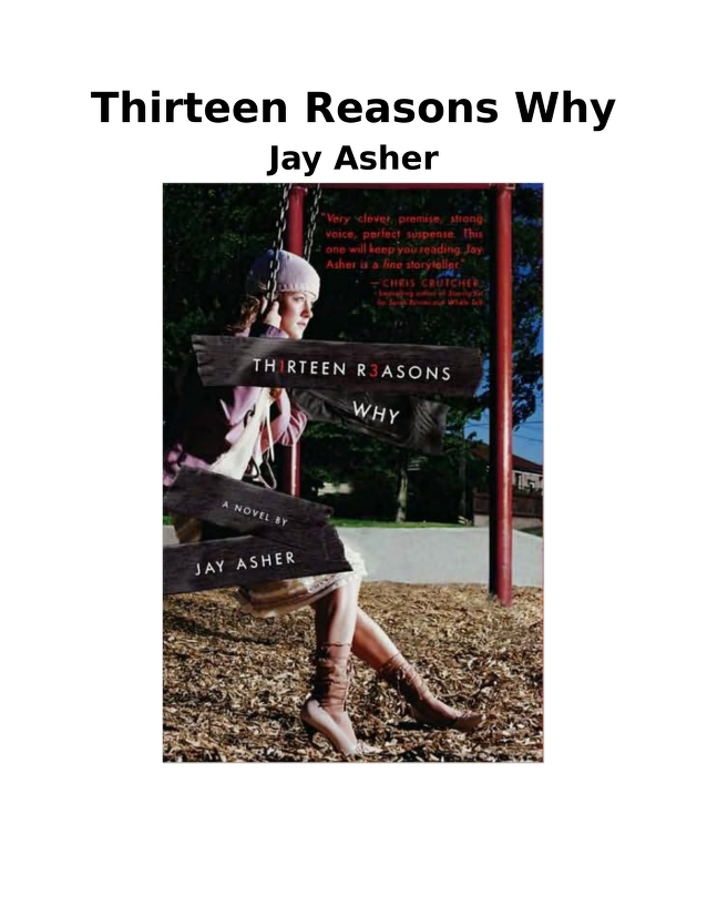 13 Reasons Why ebook cover