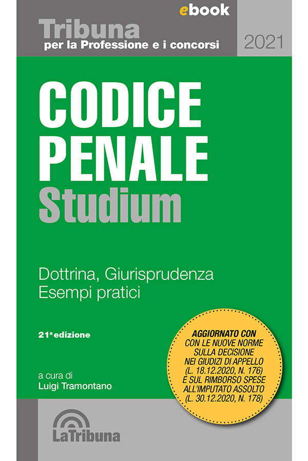 Codice penale studium ebook cover