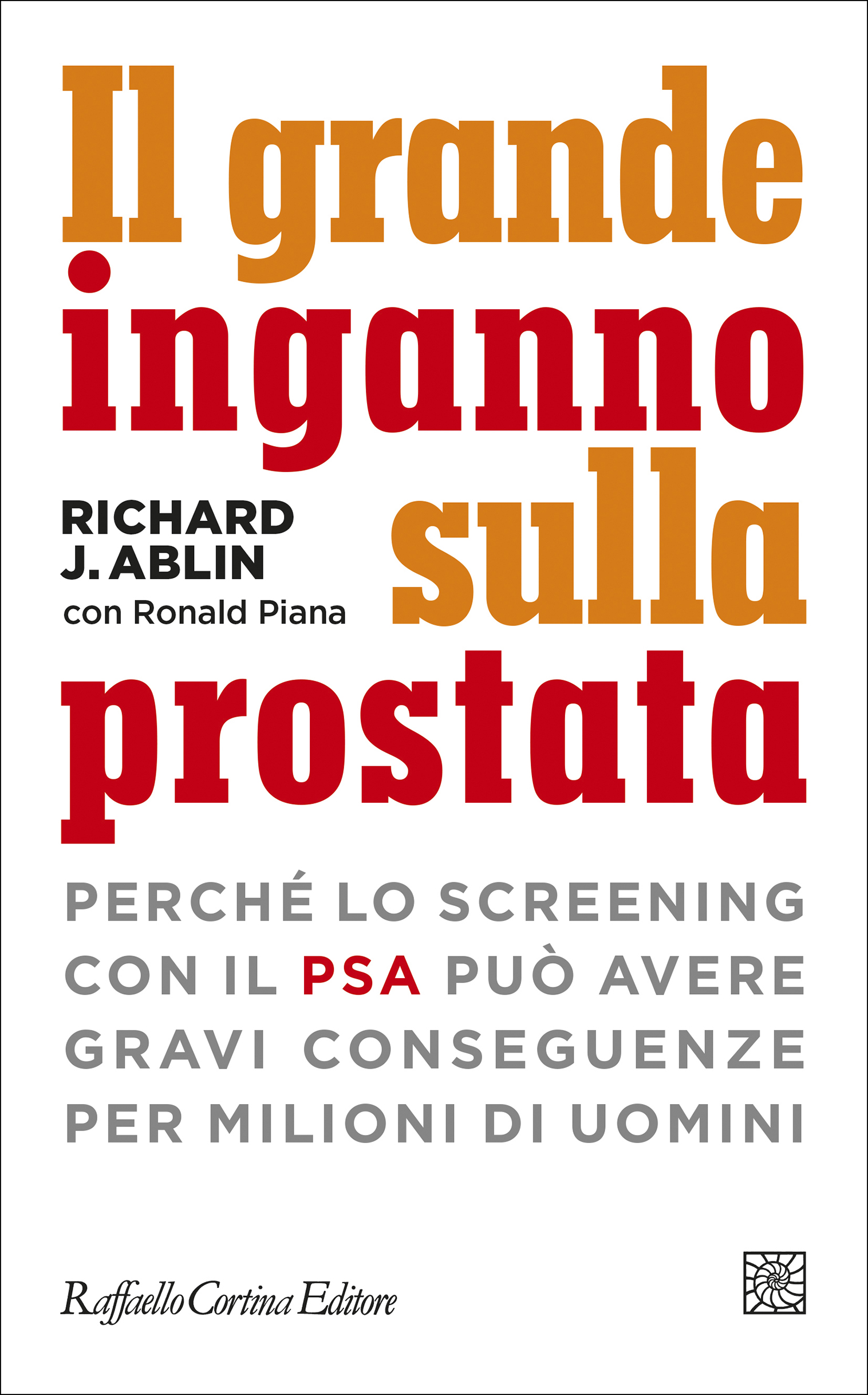 Il grande inganno sulla prostata ebook cover