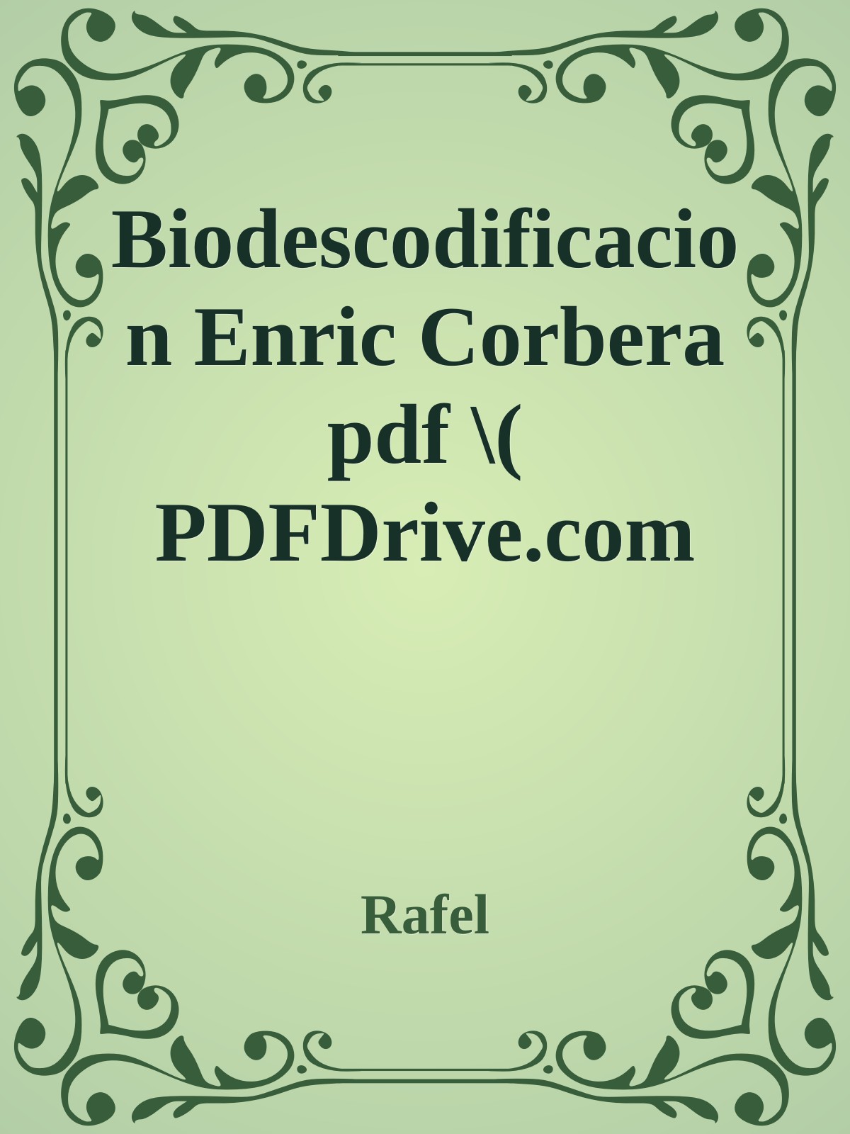 Biodescodificacion Enric Corbera pdf \( PDFDrive.com \).epub ebook cover